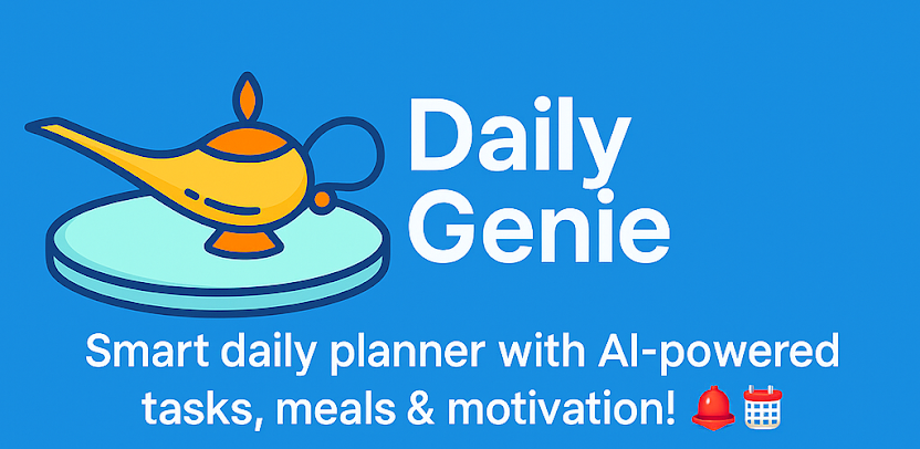 Daily Genie App Feature Graphic